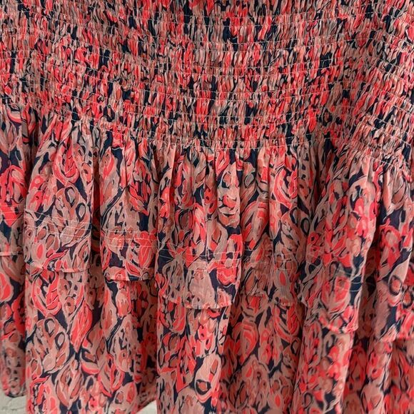 RAMY BROOK - Floral Pink Ruffle Mini Skirt - BRAND NEW - Size Large - Picture 3 of 3